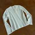 White and silver long sleeve shirt - Private property 