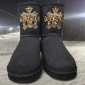 Black Chrome leopard   boots - Private property 