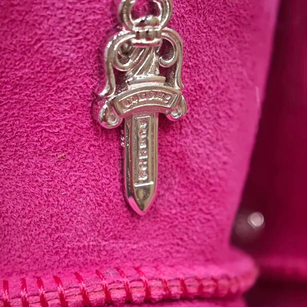Pink chrome UGG boots with silver charmsVery... - Private property 