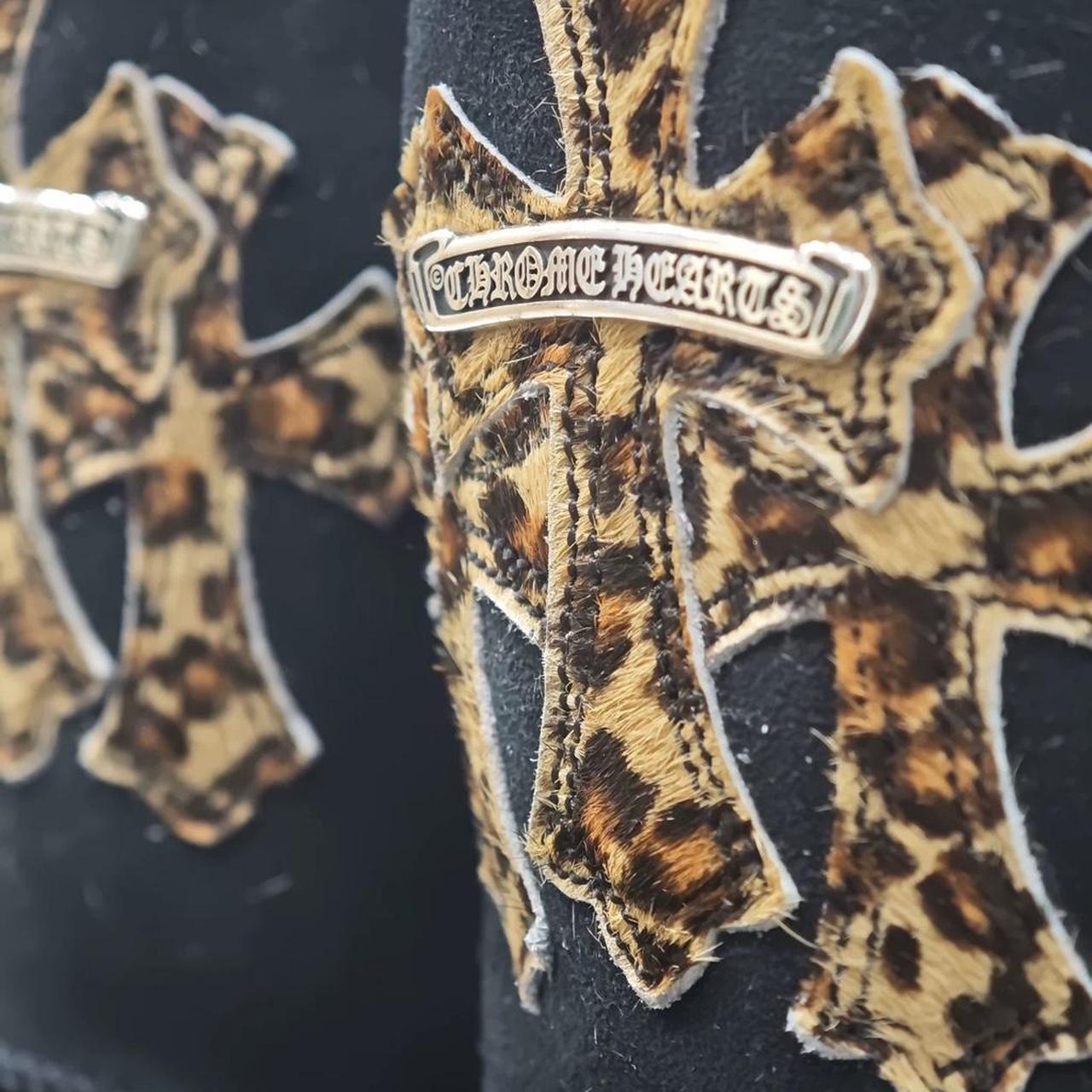 Black Chrome leopard   boots - Private property 